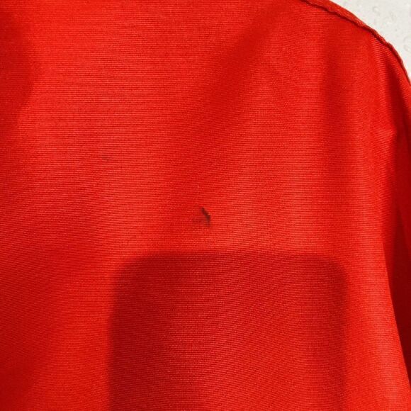 US Polo Assn  Red Lined Zip-Up All-Weather Windbreaker Jacket Sz L‎ - Picture 6 of 13